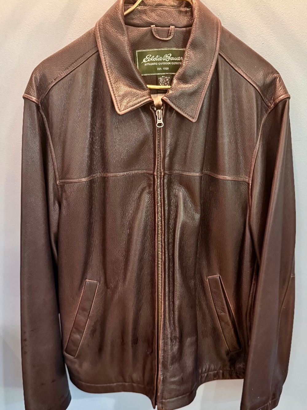 Eddie Bauer Men's Leather Jacket